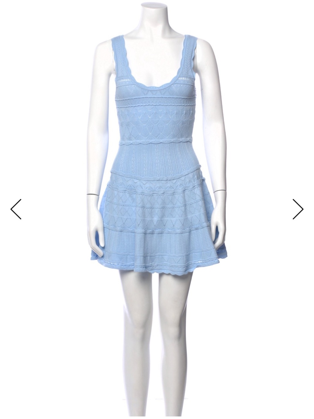 LoveShackFancy Ronelle Dress Morning Tide Knit Tank Dress - Women's Summer Dress